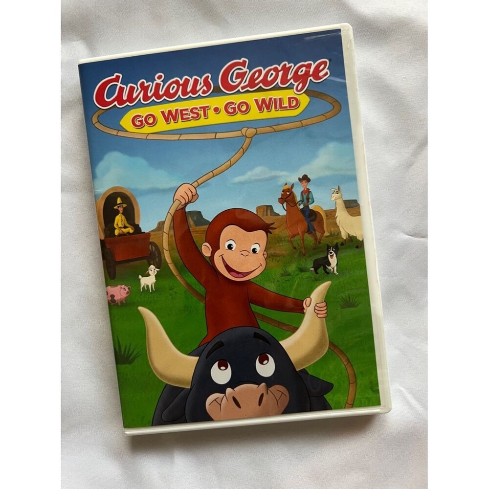 Curious George Go West Go Wild DVD Kids Movie
